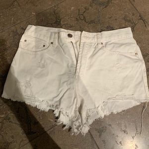 BDG denim shorts from urban outfitters